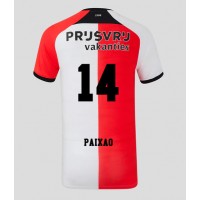 Camisa de Futebol Feyenoord Igor Paixao #14 Equipamento Principal 2024-25 Manga Curta